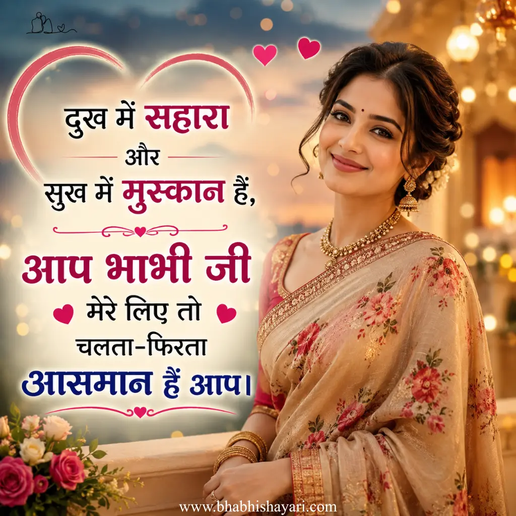 Best 2 Line Bhabhi Shayari In Hindi Images