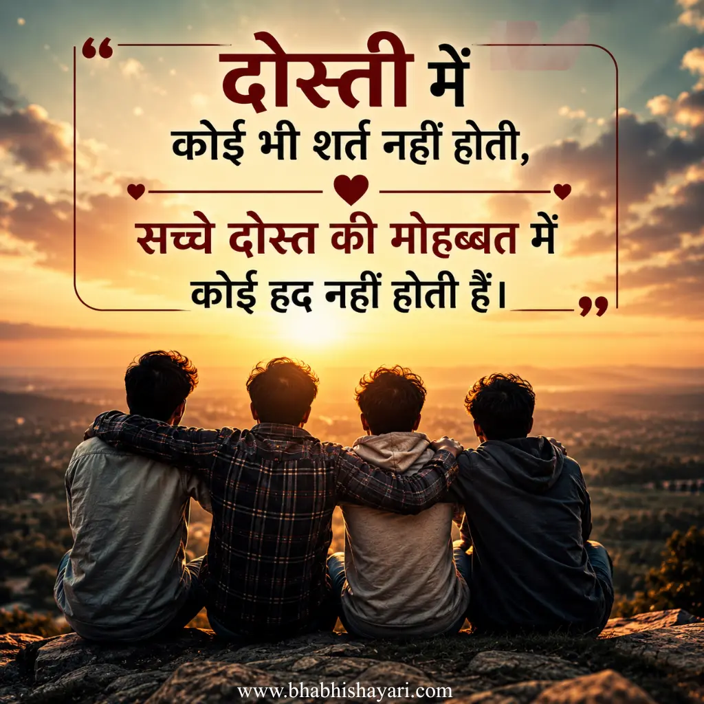 New Best friend dosti shayari In Hindi images 2 line