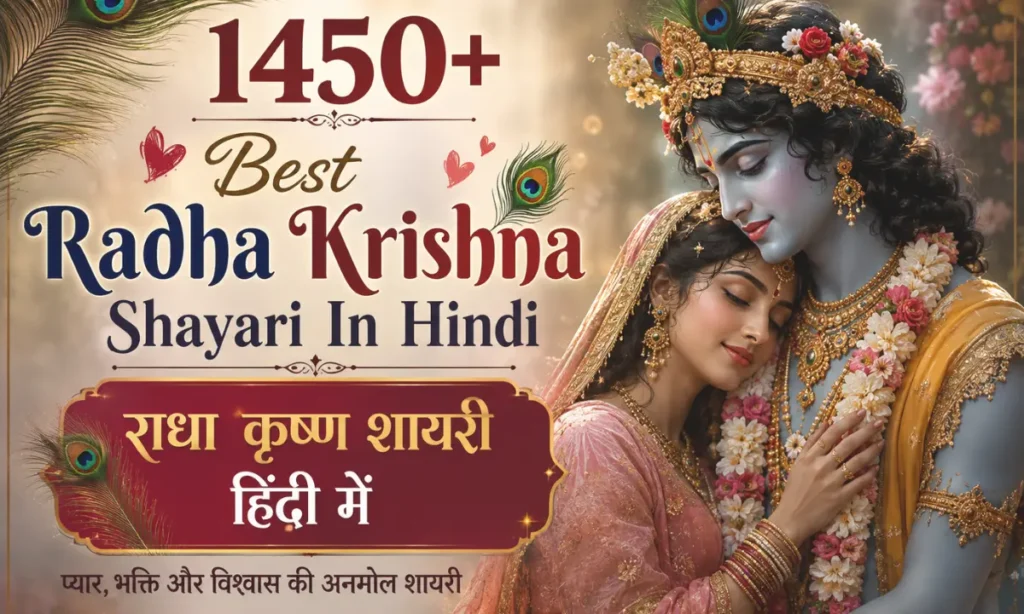 Best Radha Krishna Love shayari In Hindi Images