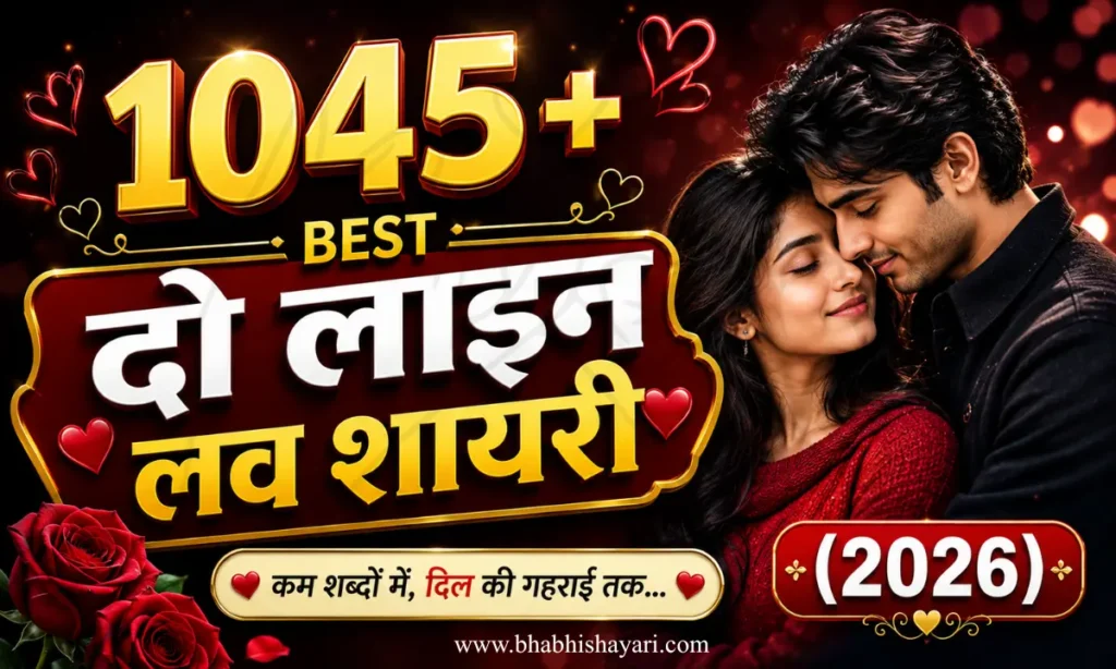 Best Two Line Love Shayari in Hindi Images